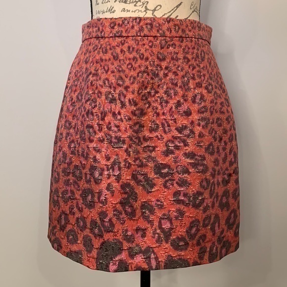 Giambattista Valli X Impulse for Macy’s metallic print mini skirt 4 - Picture 1 of 7